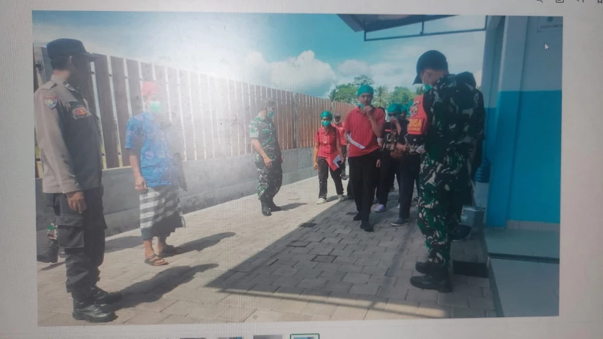 Verifikasi ke SPPG Luwus dari TIM  Dinas Kesehatan Kabupaten Tabanan bersama KODIM  
